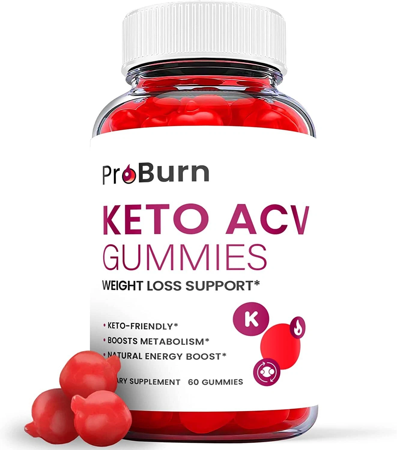 ProBurn Keto Gummies - Pro Burn Keto ACV Gummy Weight Loss OFFICIAL - 1 Pack