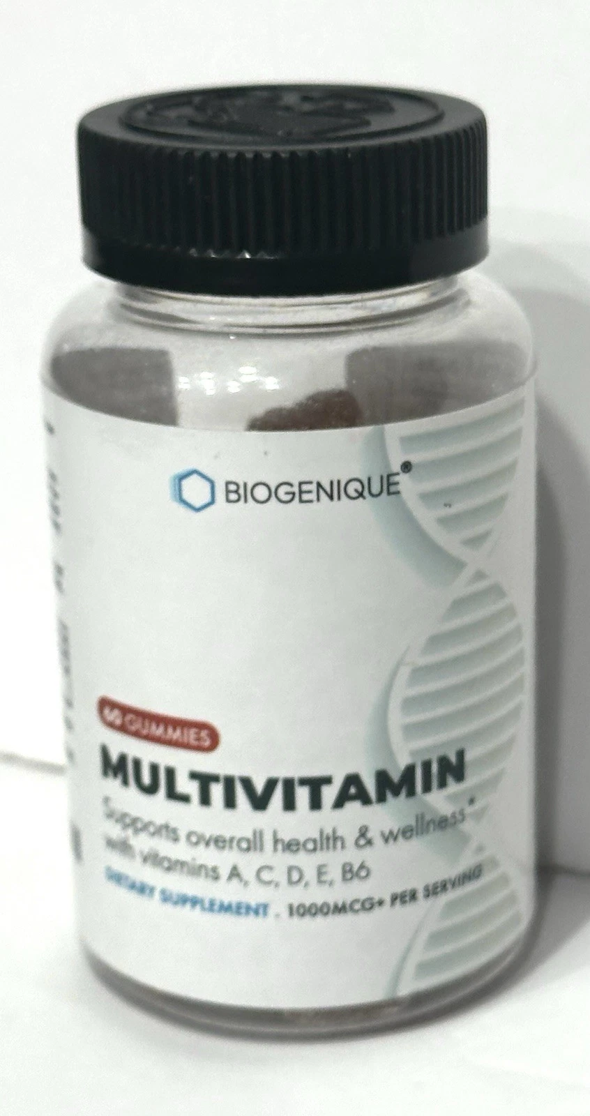 Biogenique 60 Gummies 1000mg Multivitamin Supplement Vitamin A,C,D,E, B6, New