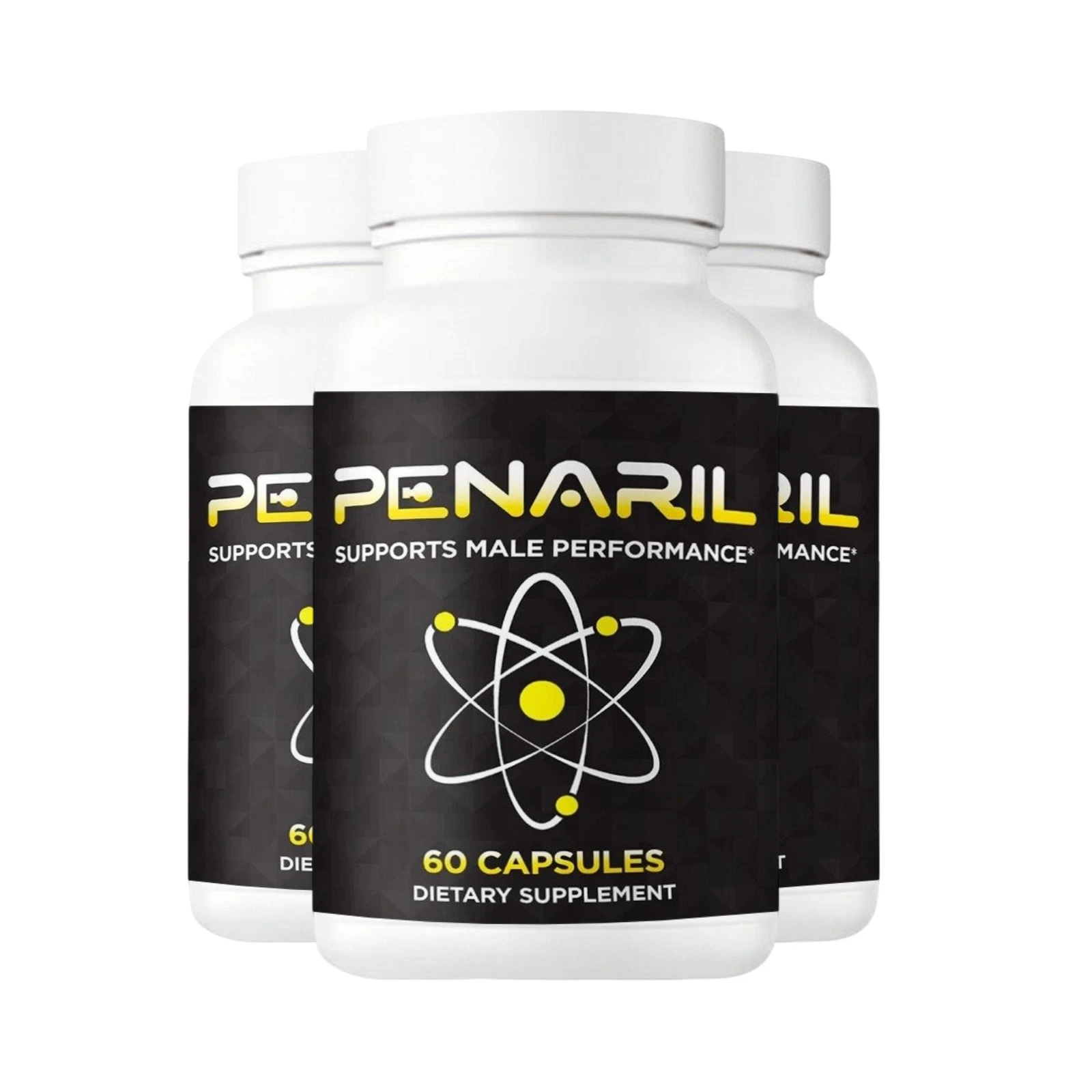 3-Pack Penaril Pills for Men, Supports Male Vitality & Performance -180 Capsules