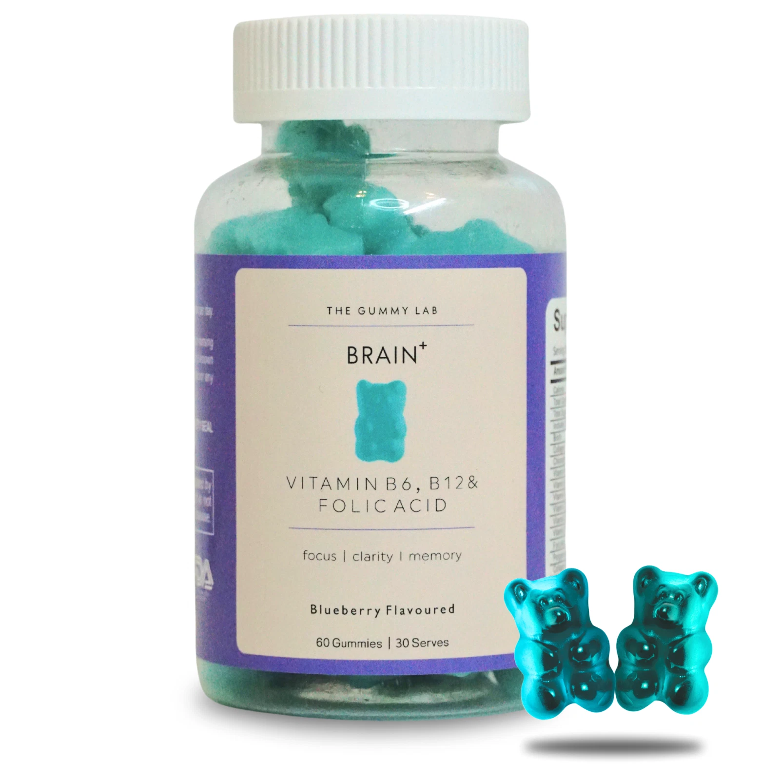 Brain+ Gummies - Cognitive & Brain Health Support