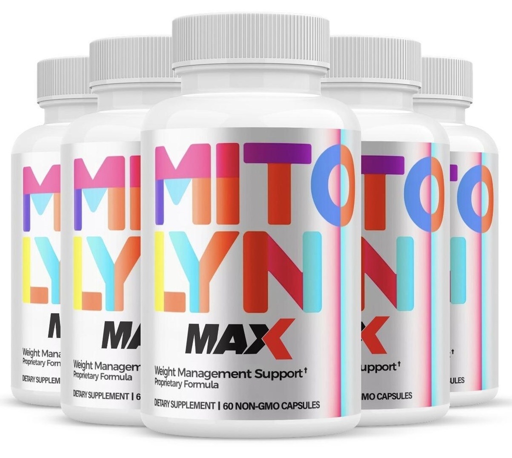 (5 Pack) Mitolyn MAX Capsules, Keto Pills for Weight Loss Support Management