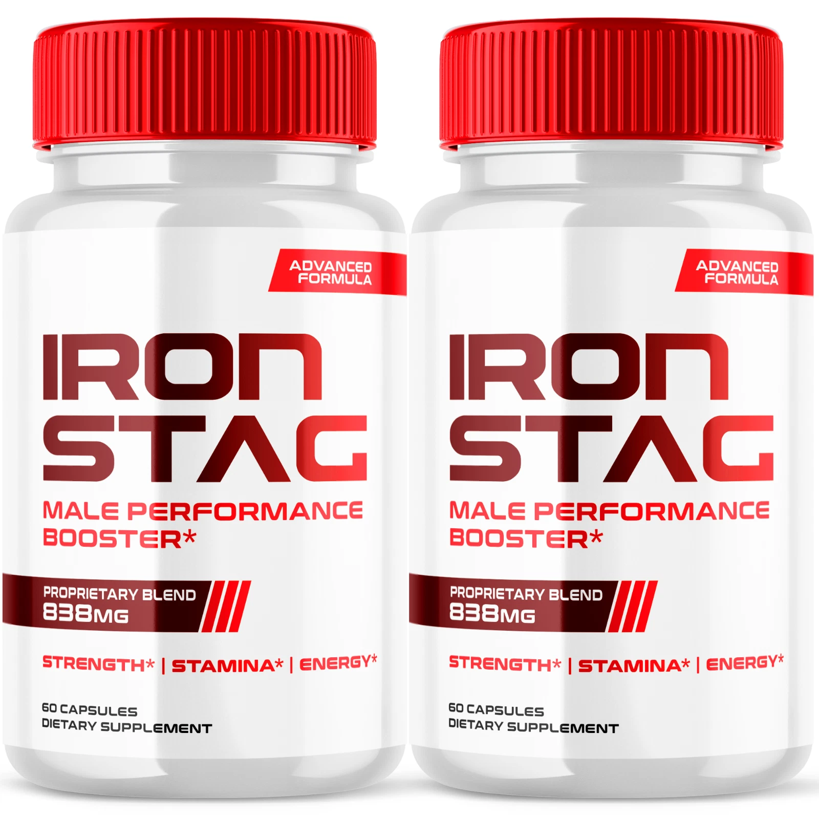 Iron Stag Advanced Pills for Men Extra Strength Ironstag Supplement 120 Capsules