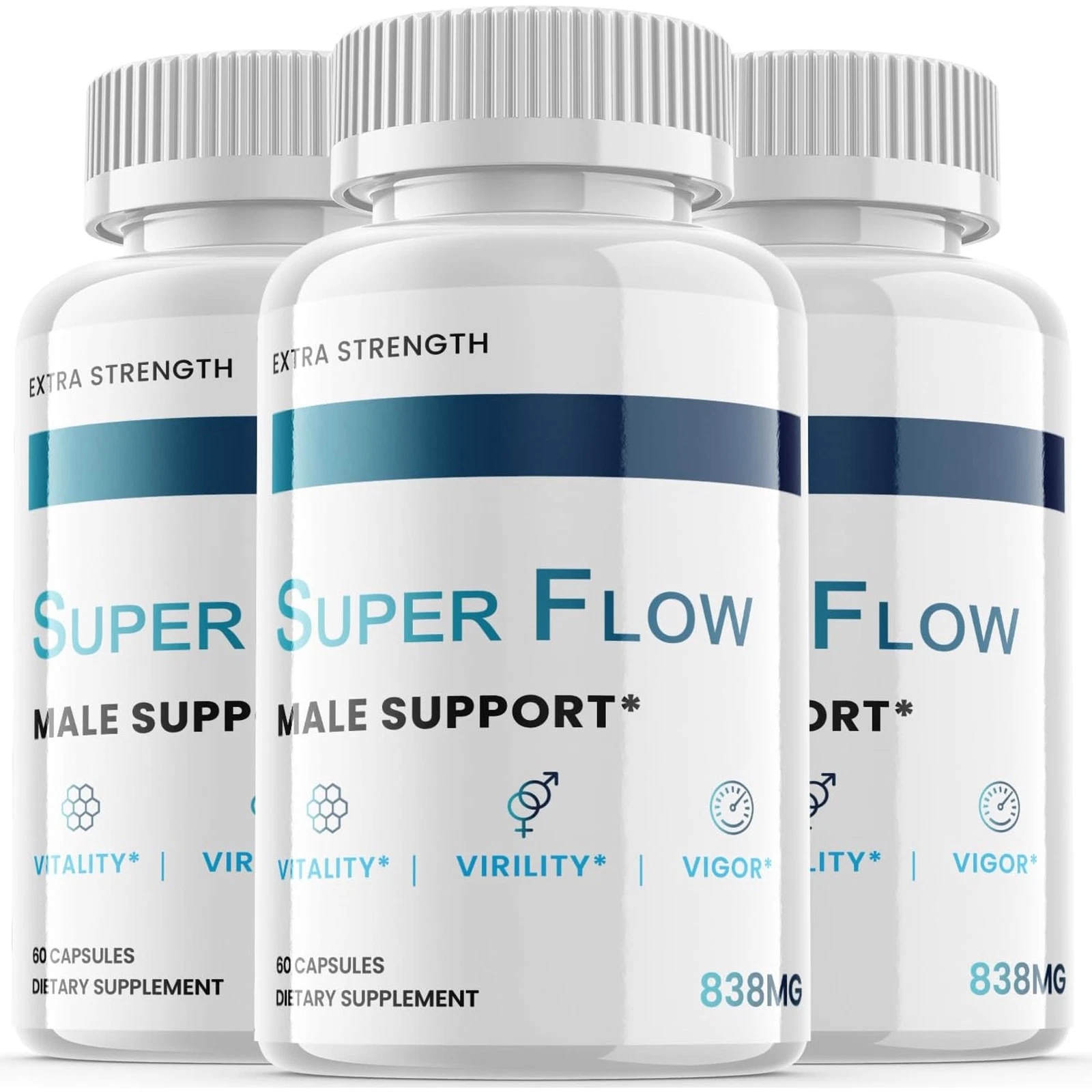 Super Flow Male Pills - Super Flow Male Support Supplement OFFICIAL - 3 Pack