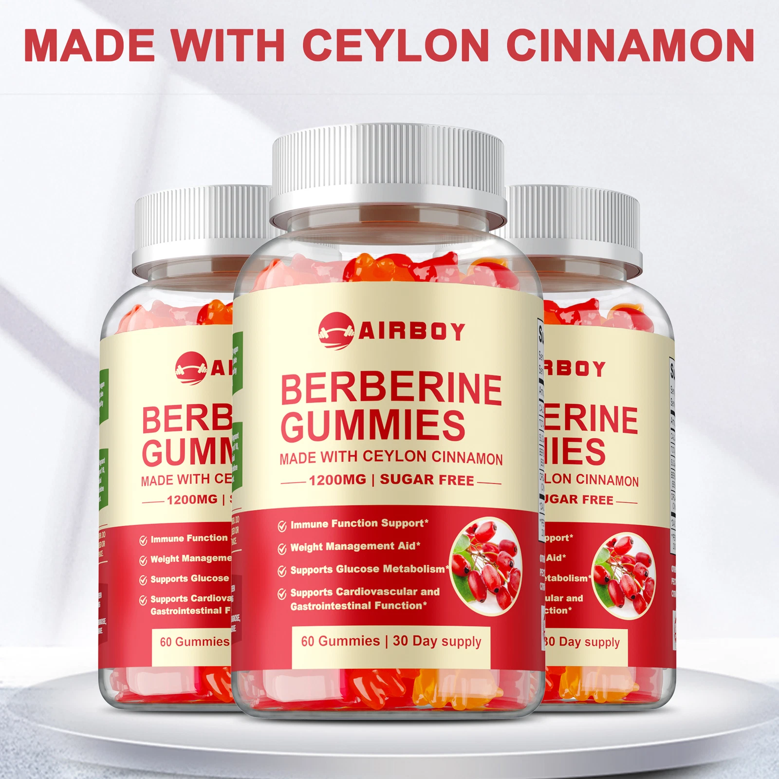 Berberine - Heart & Cholesterol Health, Blood Sugar Support, Anti-inflammatory