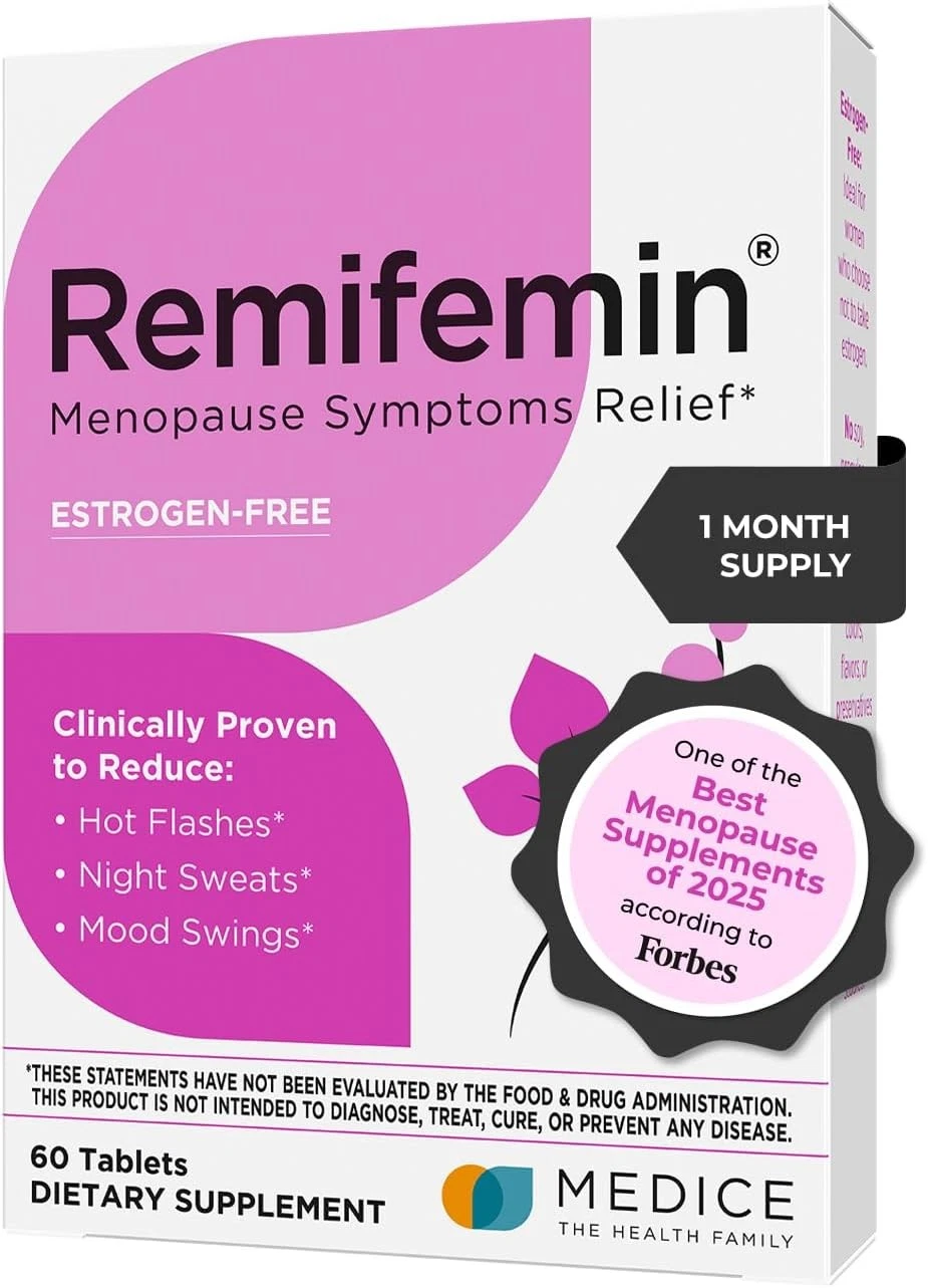 Remifemin Estrogen-Free Menopause Relief, 60 Tablets