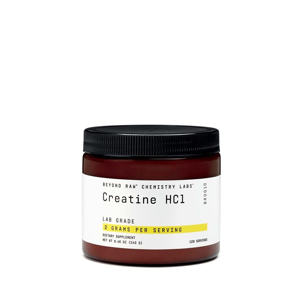 BEYOND RAW Chemistry Labs Creatine HCl Powder | Improves Muscle Performance |...