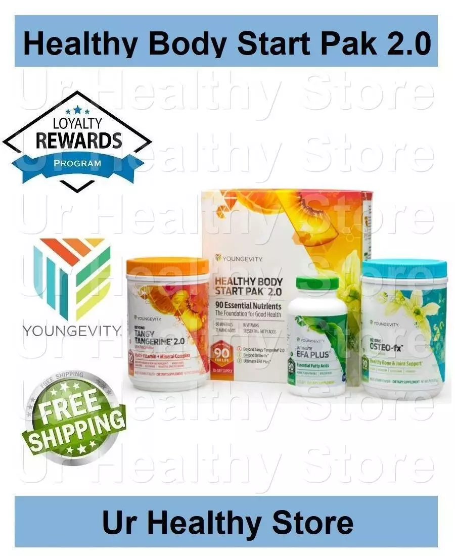 Youngevity Healthy Body Start Pak 2.0 - Total Nutrition & Wellness Pack