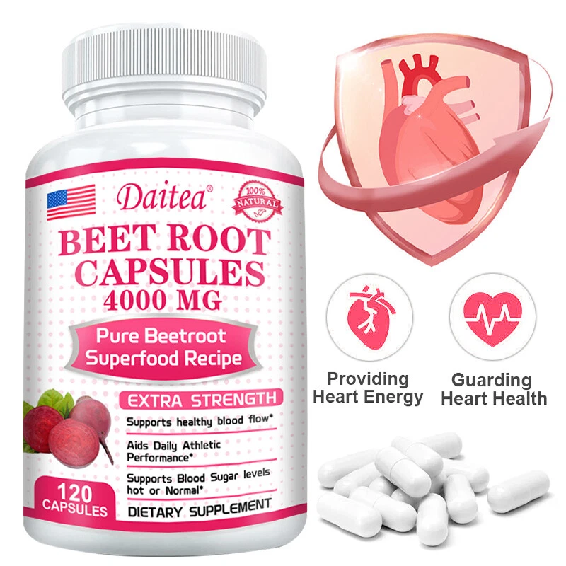 Beet Root Capsules - Balance Blood Pressure,Supports Athletic Performance
