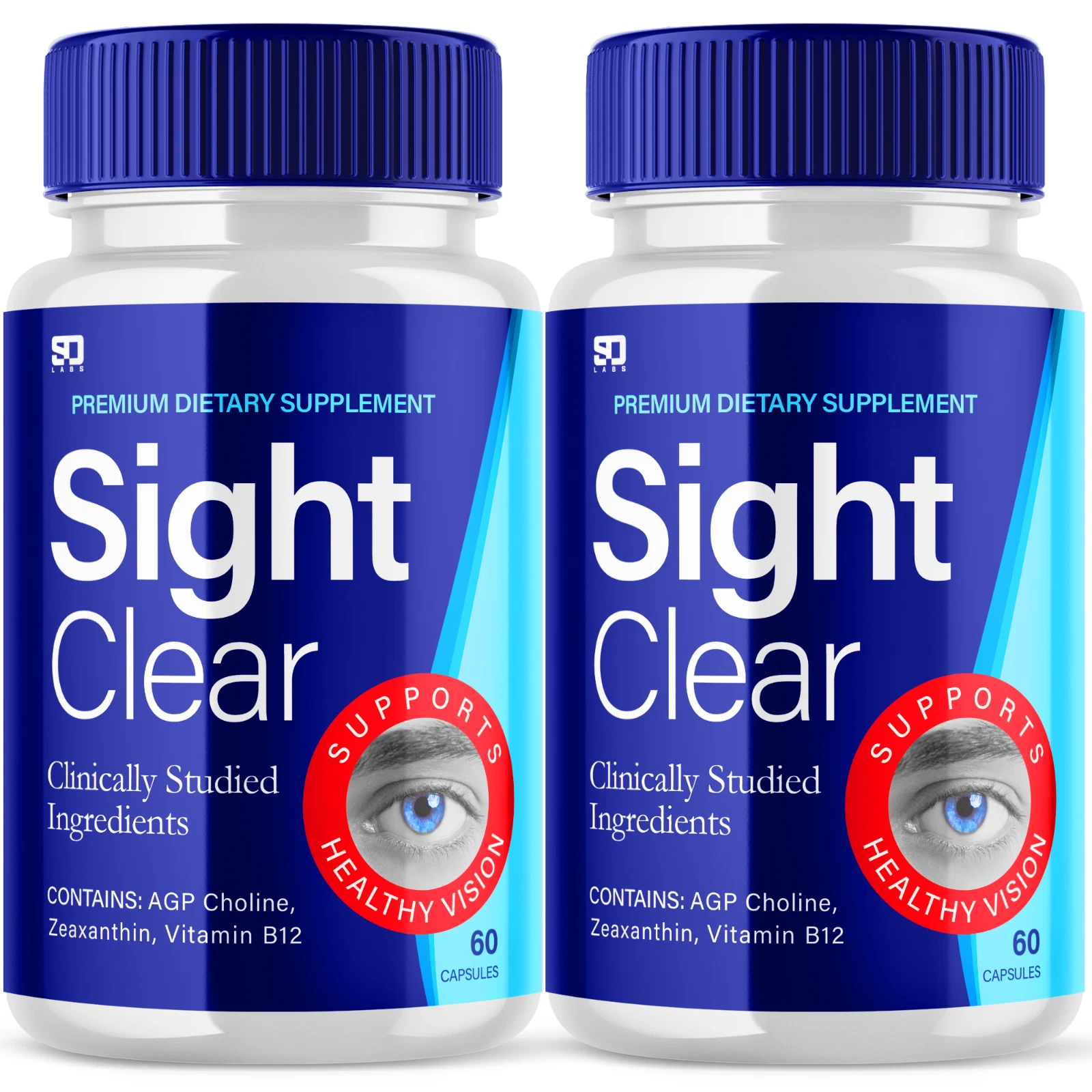 Sight Clear - Support Healthy Eye Vision for Clarity & Focus (2 Pack)