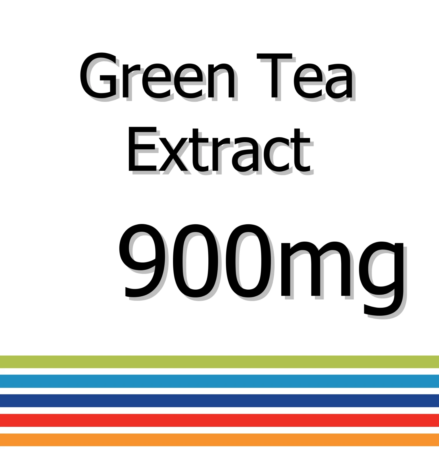 Green Tea Extract 900mg x 60 Tablets - Supports WeightLoss