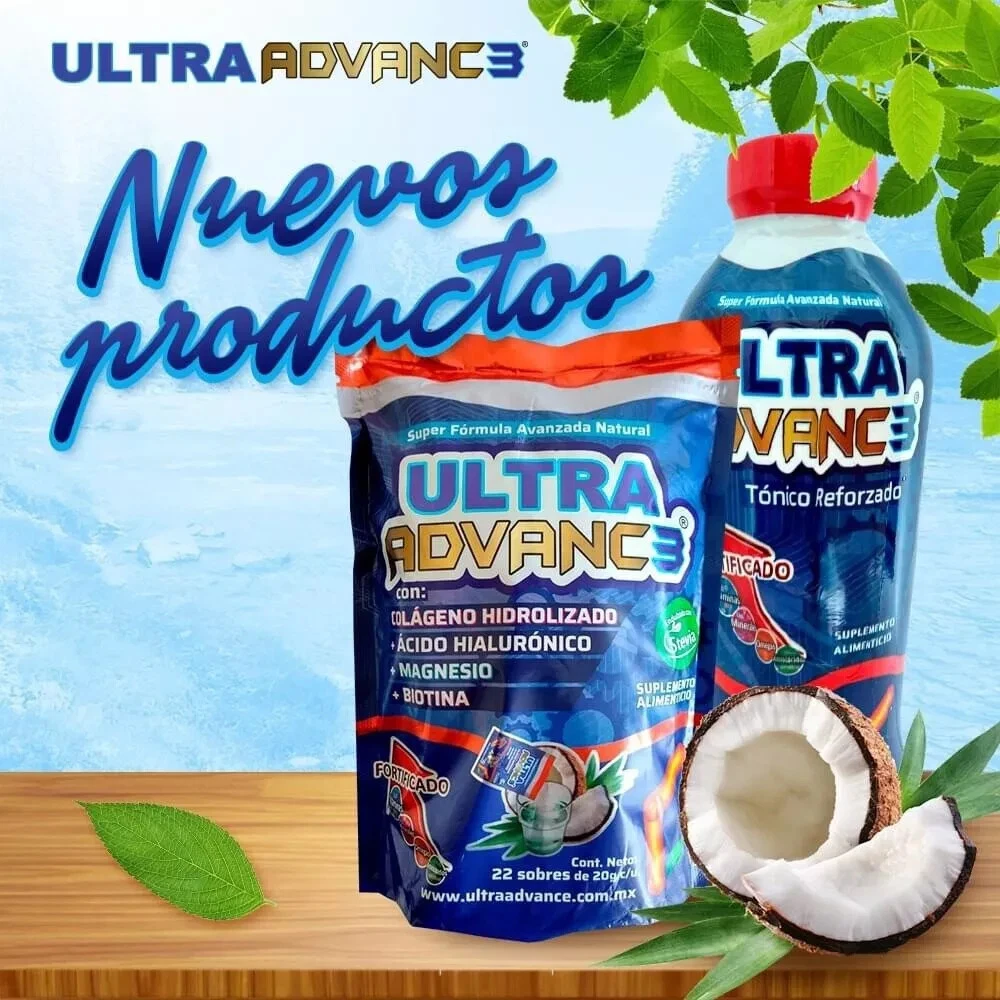 1 Bag Ultra Advanc3 (440 g) colageno hidrolizado, magnesio, biotina
