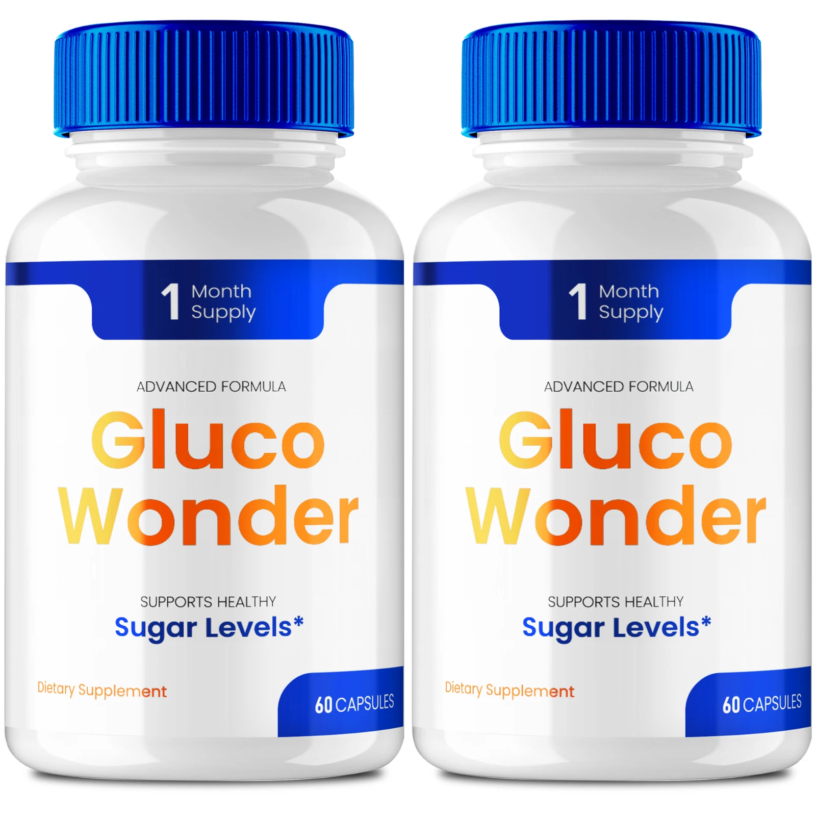 (2 Pack) Gluco Wonder Blood Capsules, Healthy Circulation & Stable Levels Pills