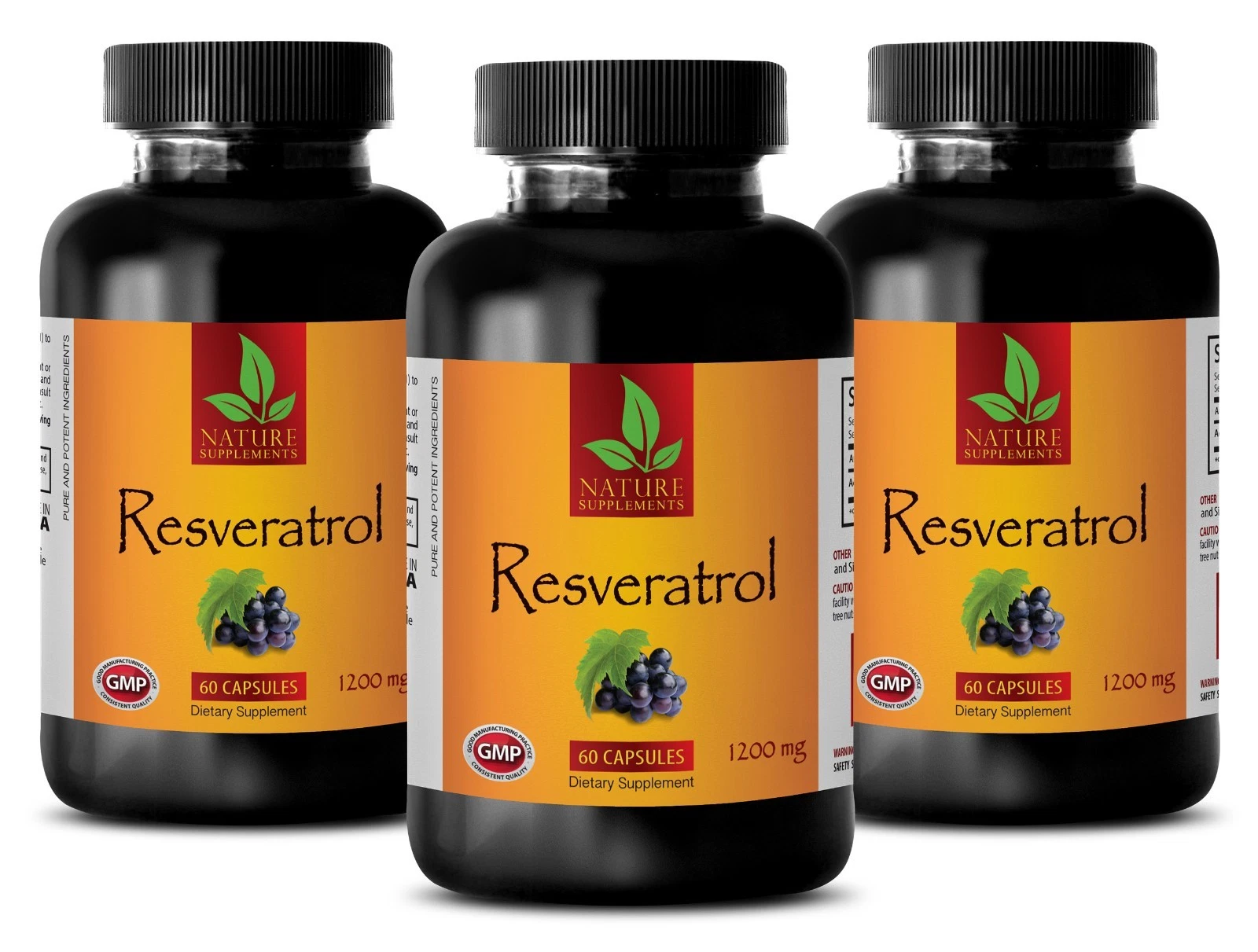 testosterone-RESVERATROL 1200 Mg-natural weight loss pills-3 Bottles 180 Capsule