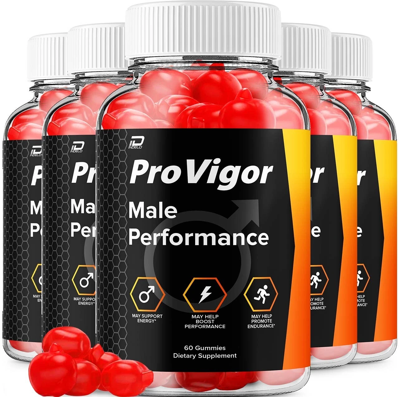 (5 Pack) Pro Vigor Gummies for Men – ProVigor Male Gummy All-Natural Supplement
