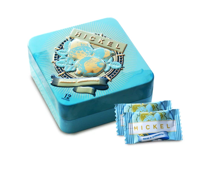 2 X HICKEL CANDY Long-Lasting Energy Boost,Exp-Dec 2027( USPS shipping 2~5 days)