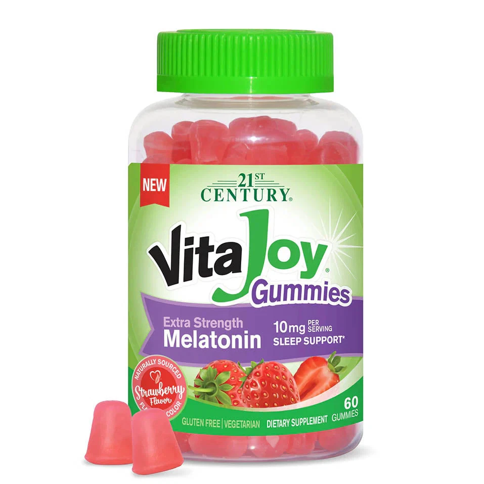 21st Century VitaJoy Melatonin 5mg Gummies, Strawberry, 120 pc