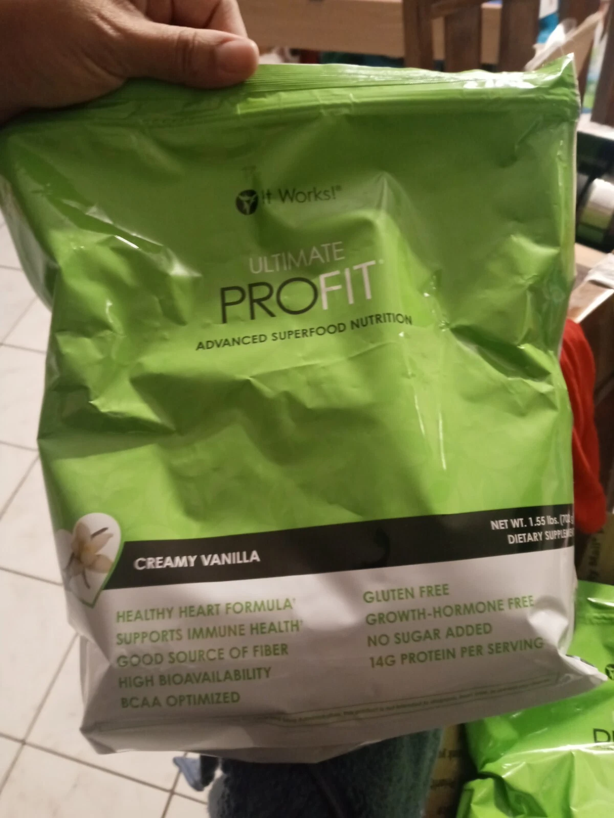 It Works Power Protein vanilla...exp date on pictures
