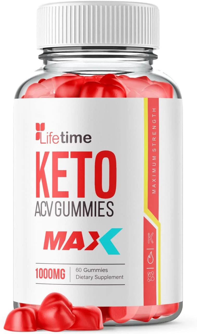 Lifetime Keto ACV Gummies, Vegan, Weight Loss Supplement - 60 Gummies