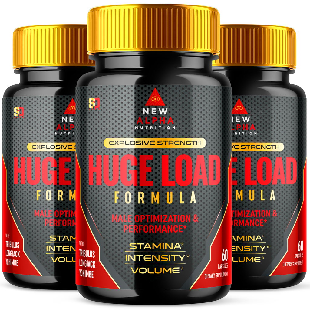 Huge Load Formula Optimizes Strength, Boost Performance and Stamina (3 Pack)