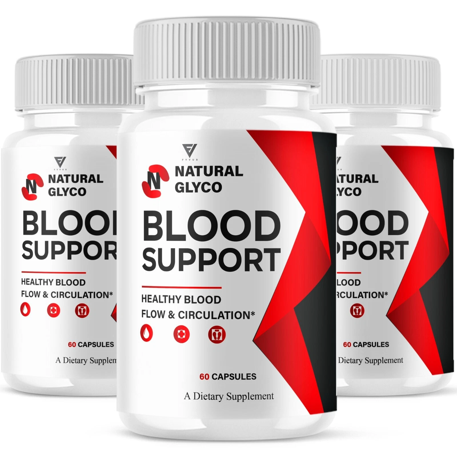 (3 Pack) Natural Glyco Glycogen Support Supplement, NaturalGlyco (180 Capsules)