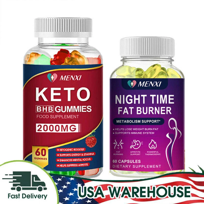Keto Diet BHB Pills Best Weight Loss Supplement Fat Burn Carb Blocker 60 Gummy