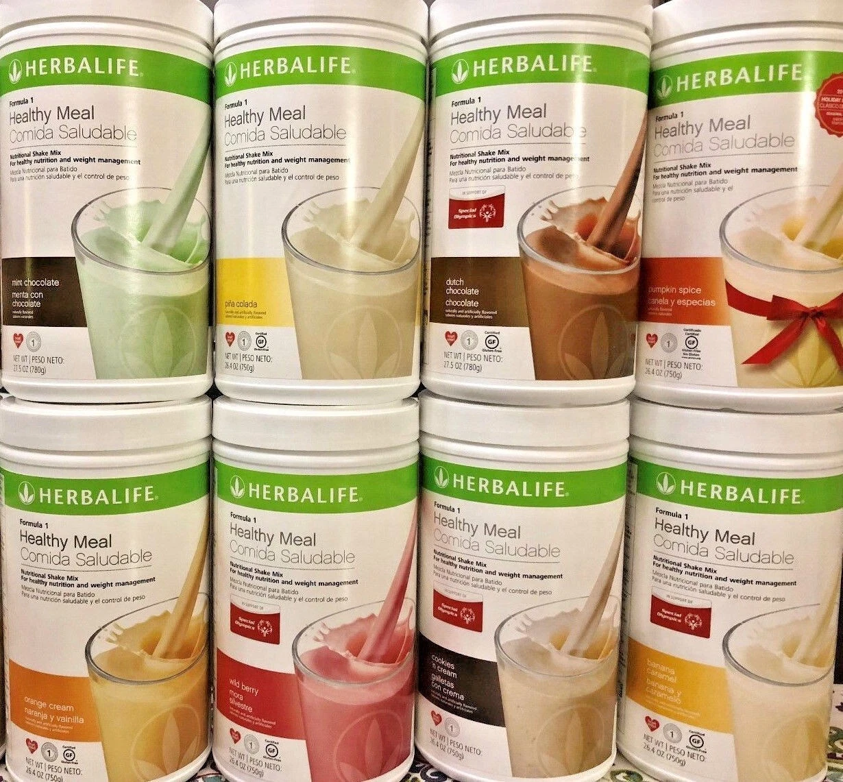 NEW Herbalife Formula 1 Healthy Meal Nutritional Shake Mix Free Shipping!