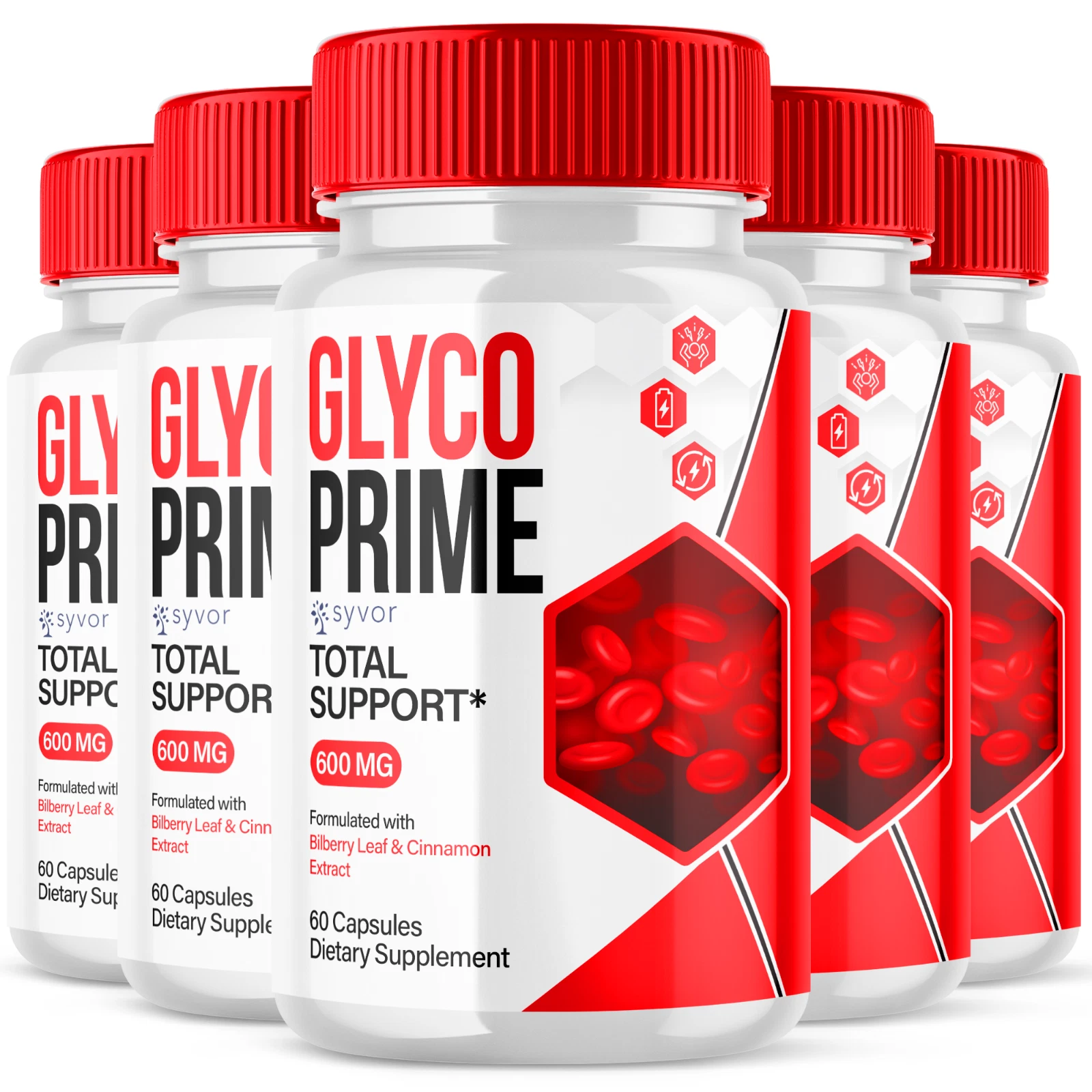 Glyco Prime Advanced Formula Sugar Support Natural Glyco Supplement 300 Capsules