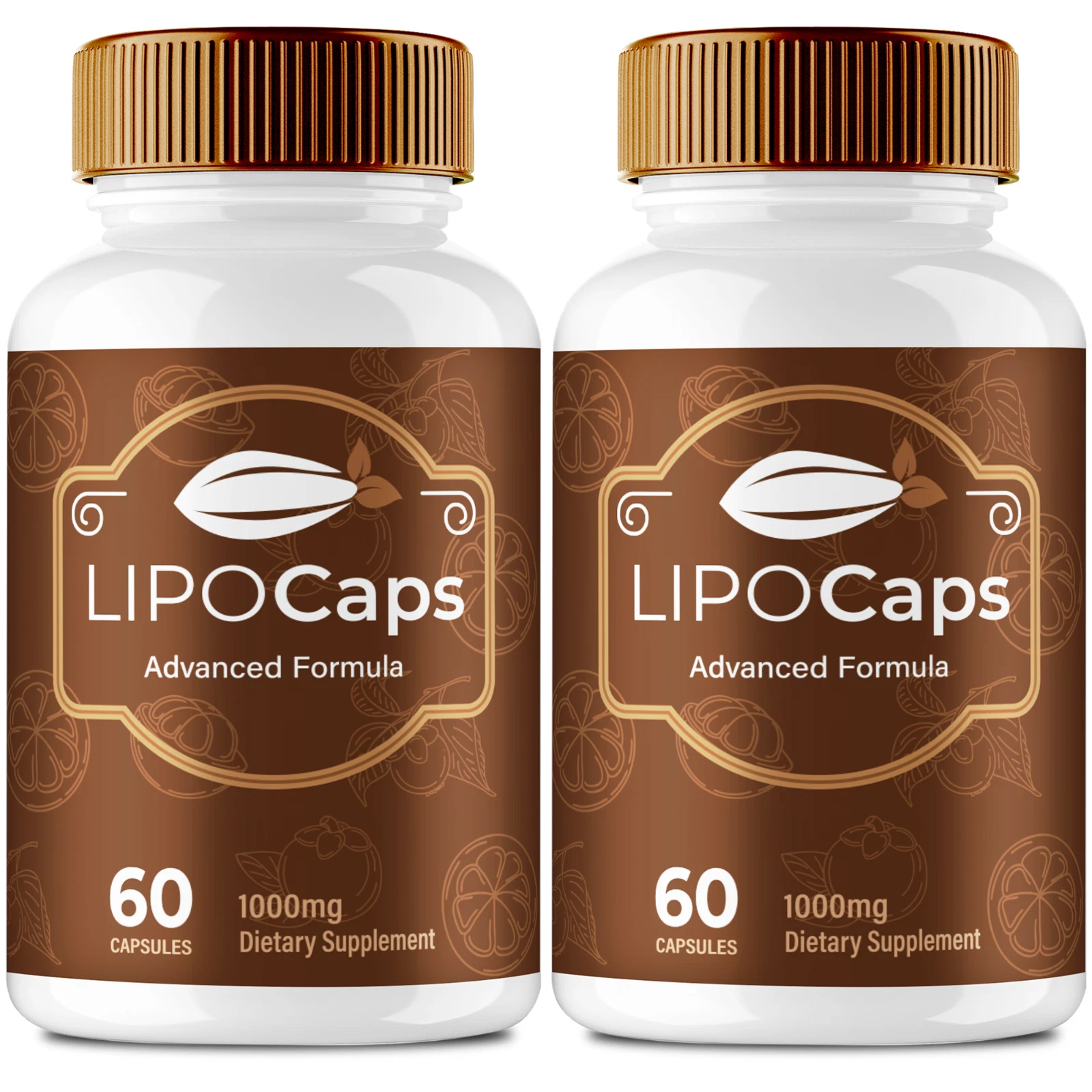 (2 Pack) Lipocaps Advanced Weight Loss Capsules for Burning Excess Belly Fat