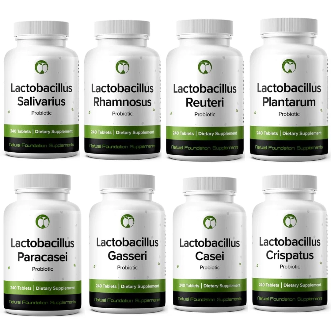 Lactobacillus Probiotic Supplement 240 Tablets 3 Billion CFU