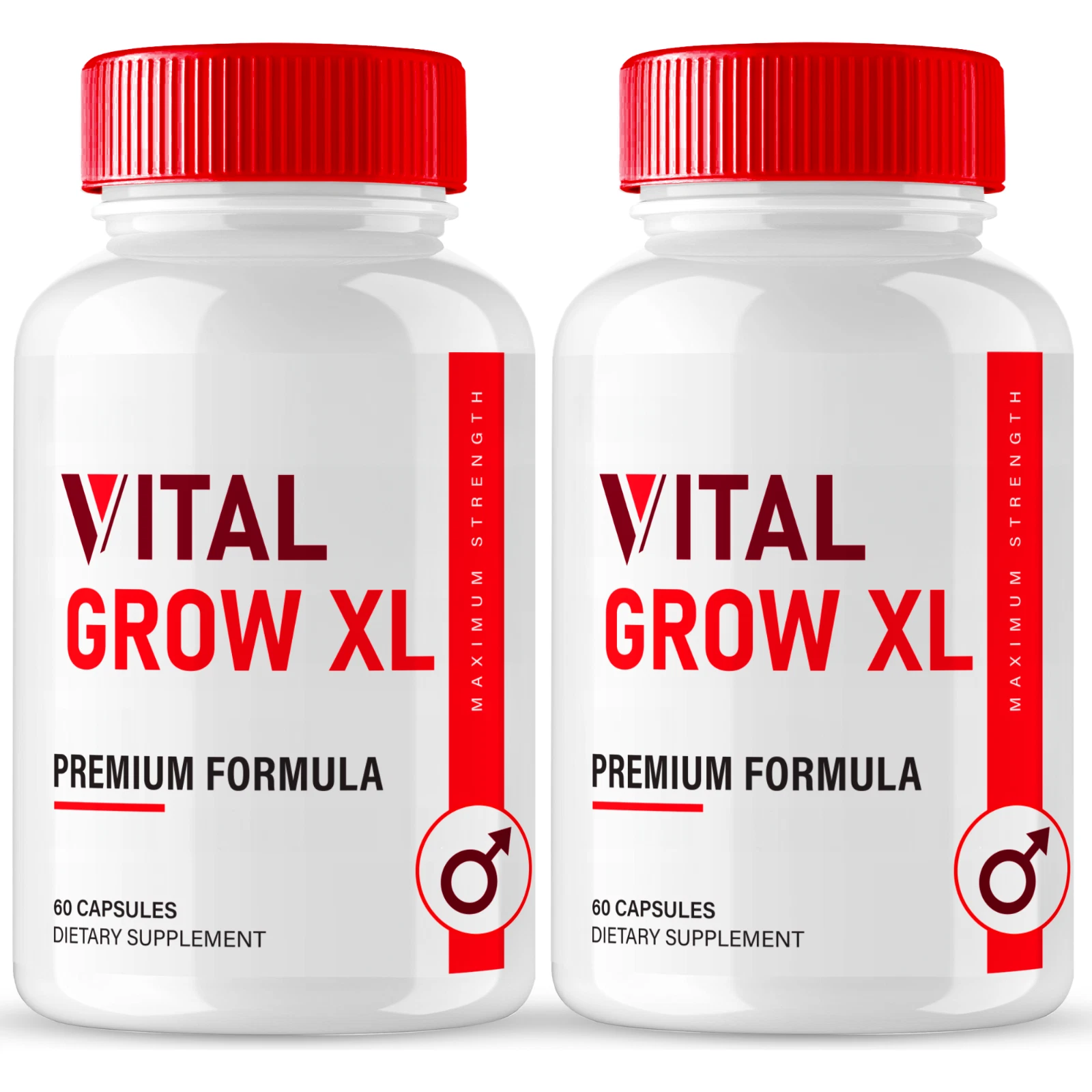 (2 pack) Vital Grow XL Capsules for Men - Max Strength Male Supplement Pills