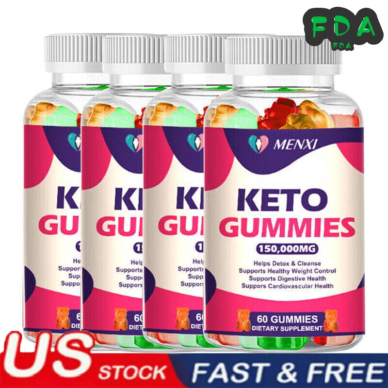 Keto Gummies Lose Weight Fast Appetite Suppressant Slimming Burn Fat 60 Gummies