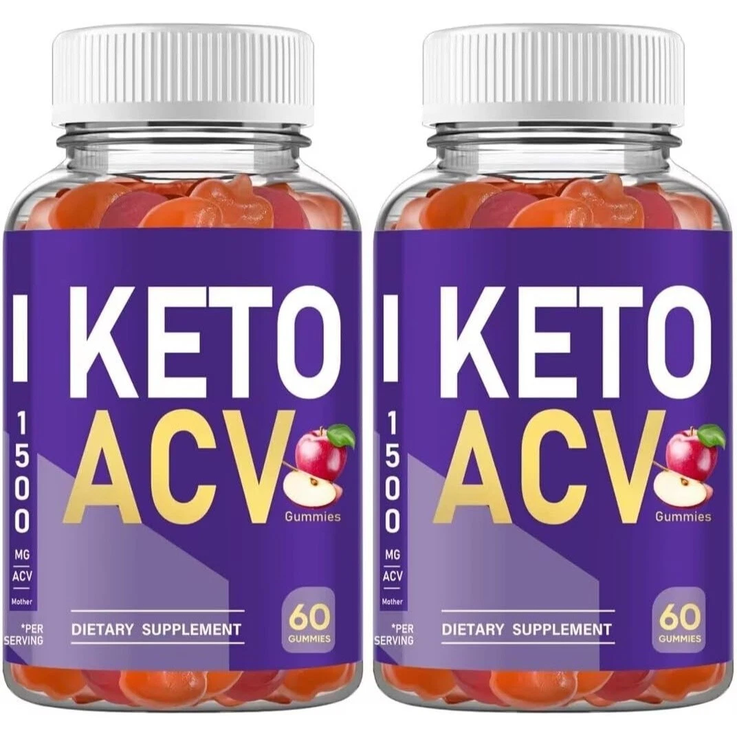 (2 Pack 3000mg) Advanced Keto Acv Gummies, Lean Light Keto Acv Gummies, Acv B6