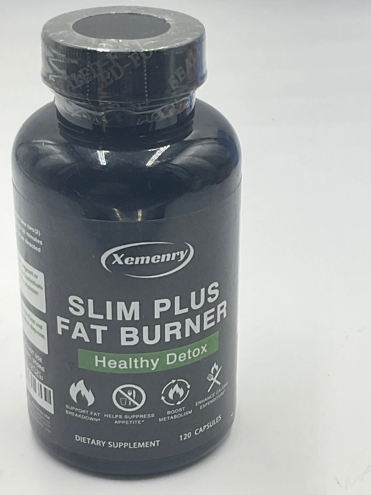 Xemeny Slim Plus Fat Burner Weight Loss, Healthy Detox 120 Caps Free Shipping