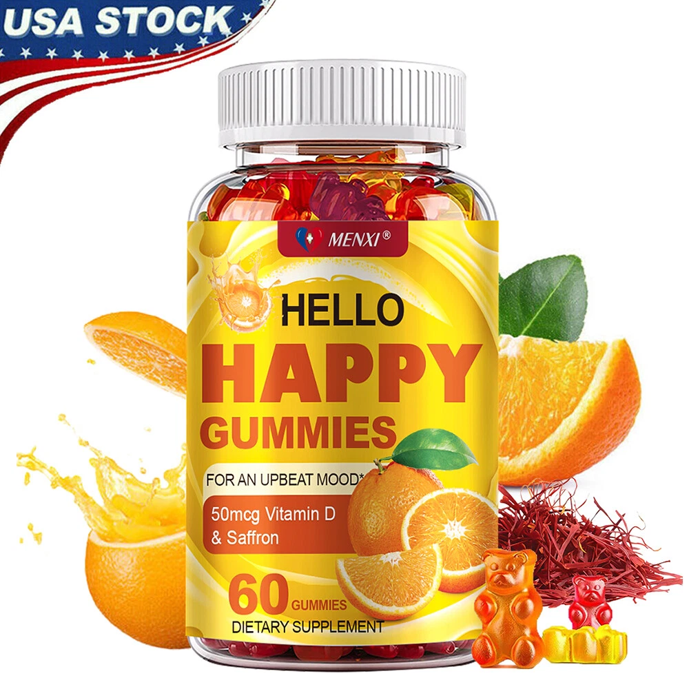 Adaptogen Stress Gummies - Cortisol Balance & Nervous System Calm Support 60PCS