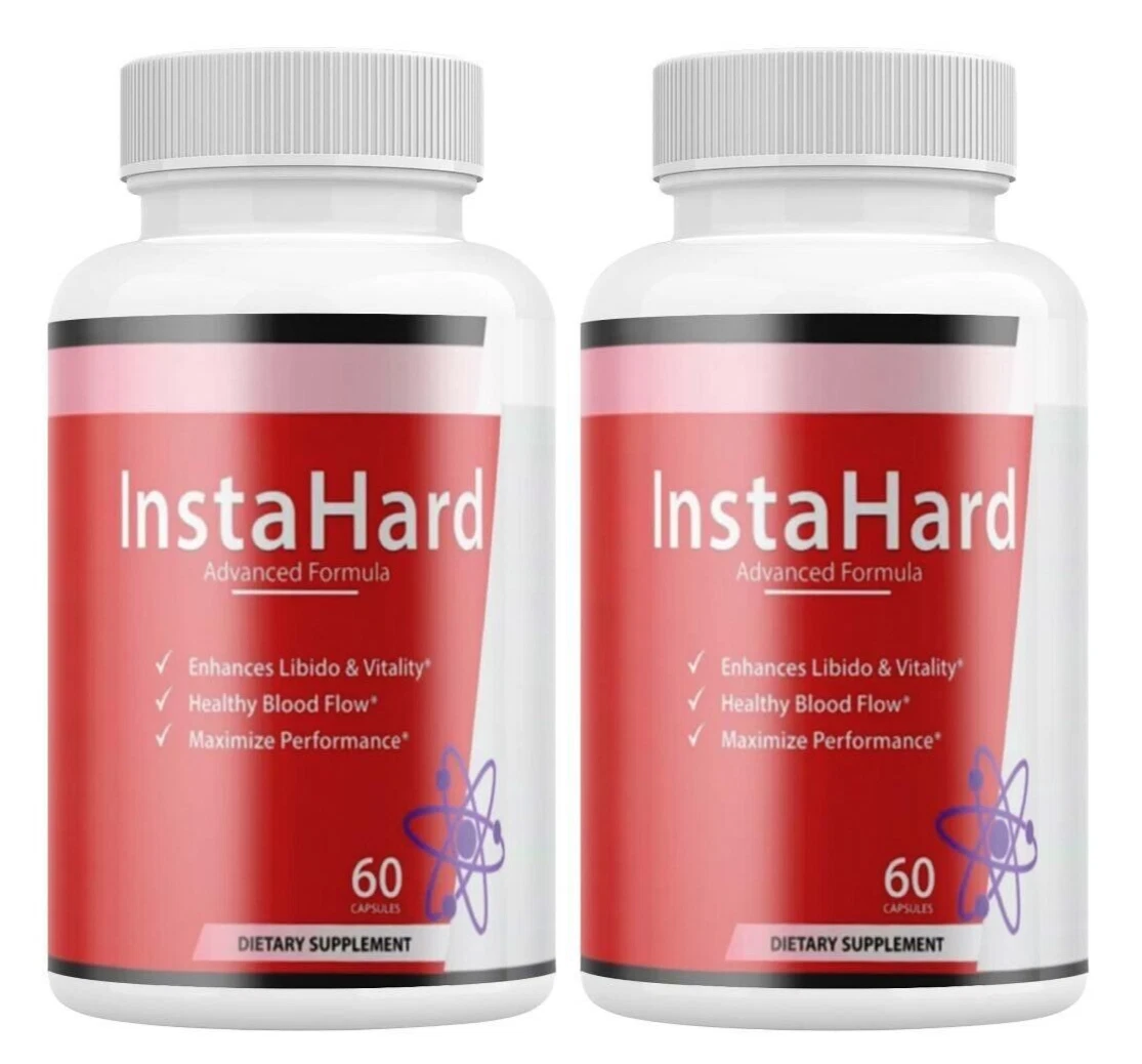 Instahard for Men Pills Insta Hard Formula Supplement (2 Pack)