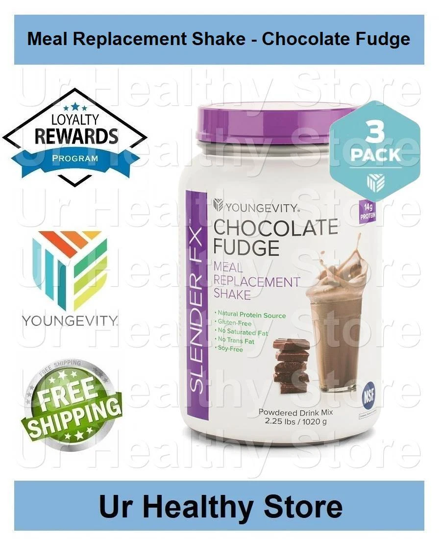 Meal Replacement Shake - Chocolate Fudge (3 PACK) Youngevity *LOYALTY REWARDS*