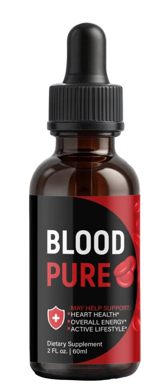 (1 Pack) Blood Pure Drops, BloodPure Advanced Blood Health Support Droppers