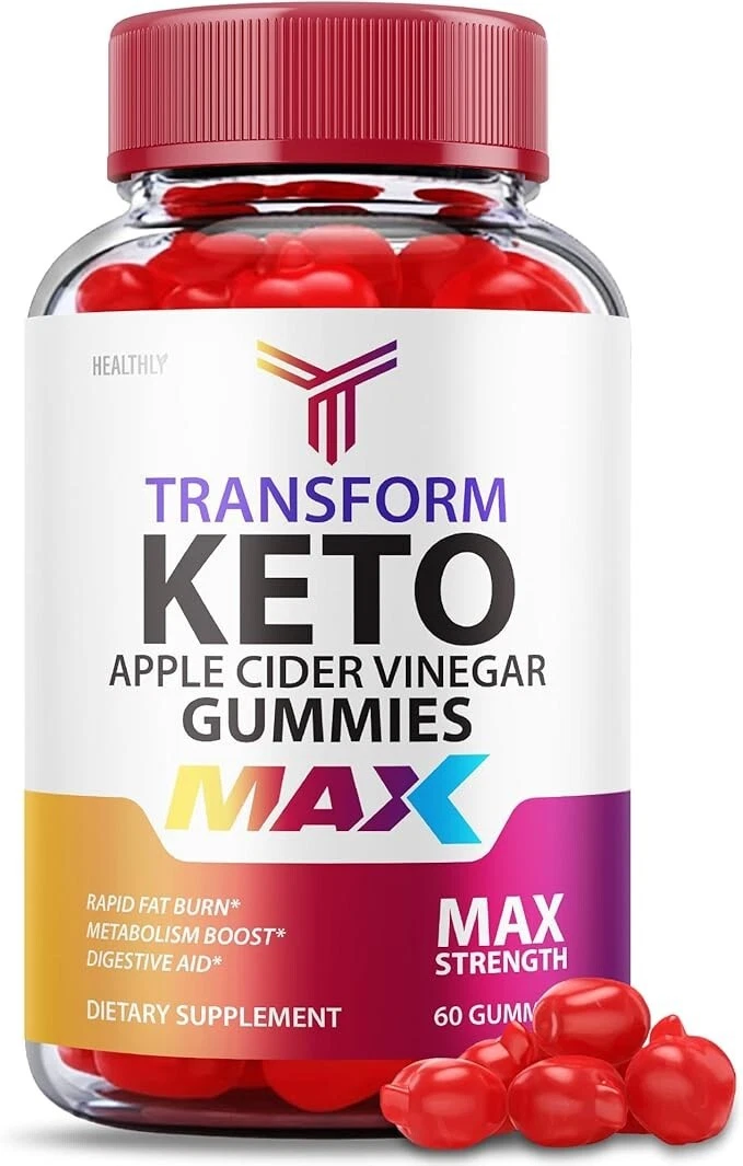 Transform Keto ACV Max Apple Cider Vinegar Weight Loss Supplement - (60 Gummies)