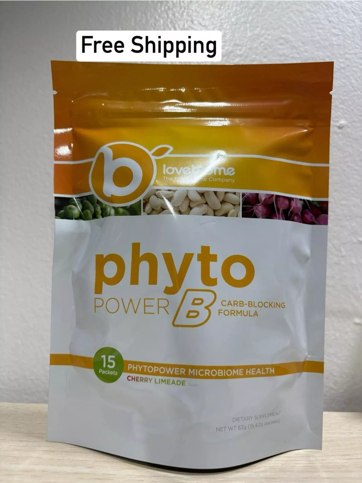 Lovebiome-PhytoPower B-Block the Sugar, Protect the Gut-15Serv-NEW!!!