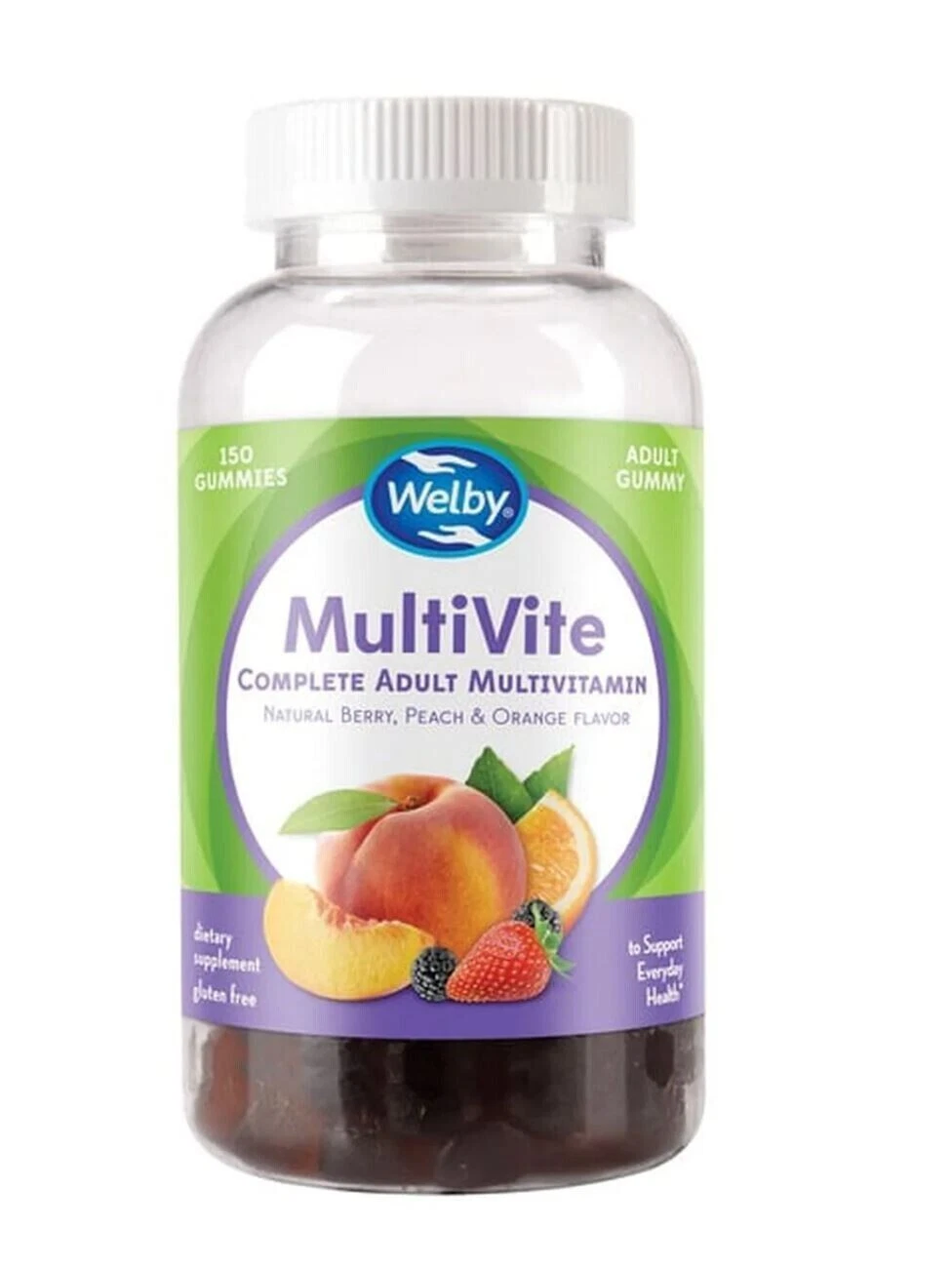 Adult Multi-Vitamin Gummies: Gummy with Vitamins A, C, D, E, B-6, B-12 (150 Ct)