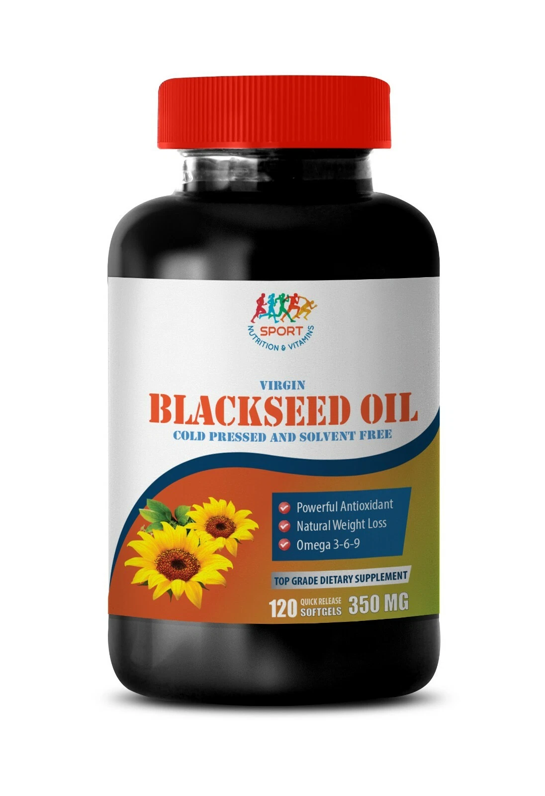 anti inflammation diet - BLACK SEED OIL - skin health products 1 BOTTLE