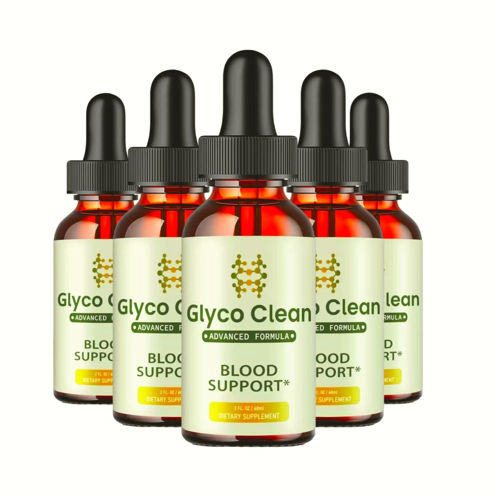 (5 Pack) Glyco Clean Drops - GlycoClean Blood Drops for Healthy Blood Supplement