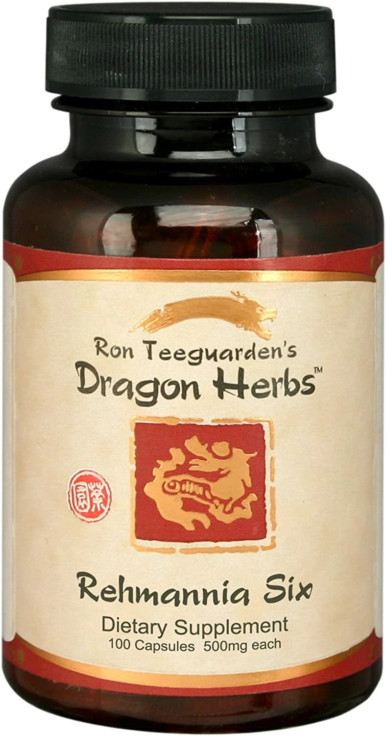 NEW! Dragon Herbs Rehmannia Six Combination -- 500 mg - 100 Caps