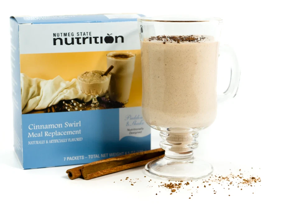 DPTG Cinnamon Swirl Pudding Shake Meal Replacement For Weight Loss