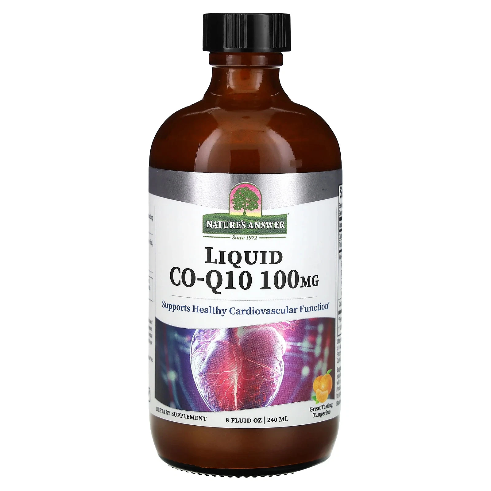 Liquid Co-Q10, Tangerine, 100 mg, 8 fl oz (240 ml)