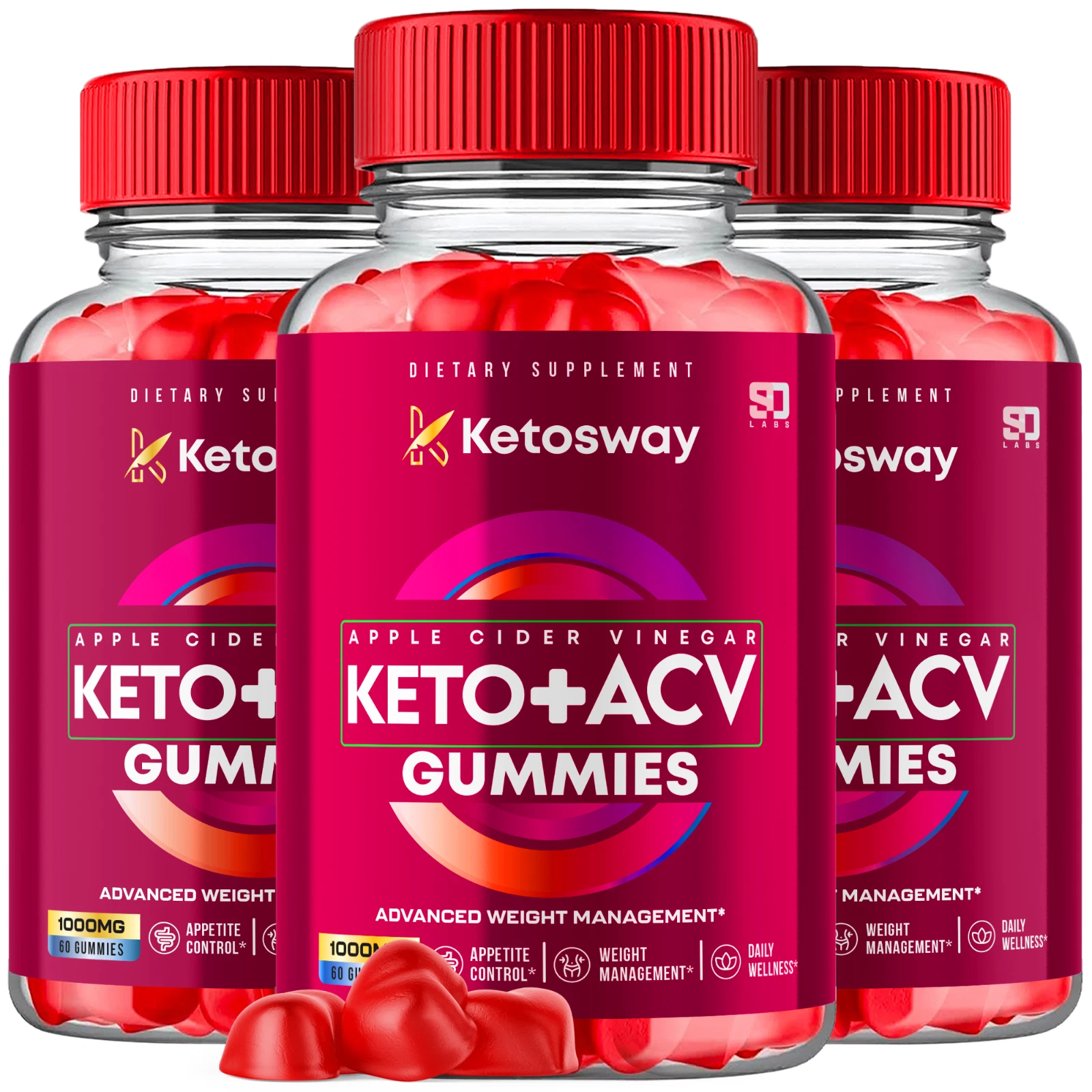 (3 Pack) Ketosway Keto, Keto Sway Keto ACV Weight Loss Gummies (180 Gummies)