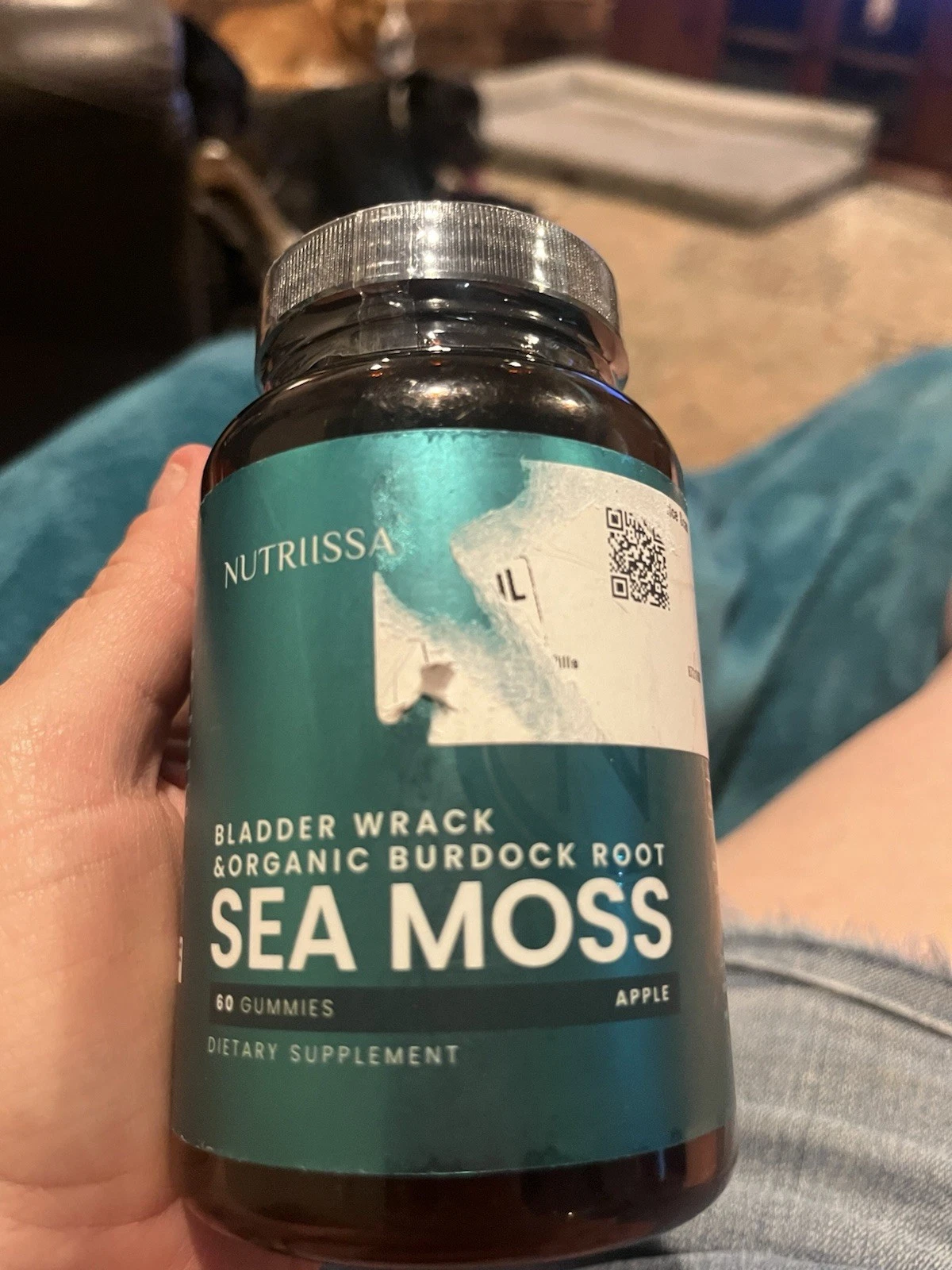 Nutriissa Sea Moss Gummies, Apple Flavor, Exp 08/26
