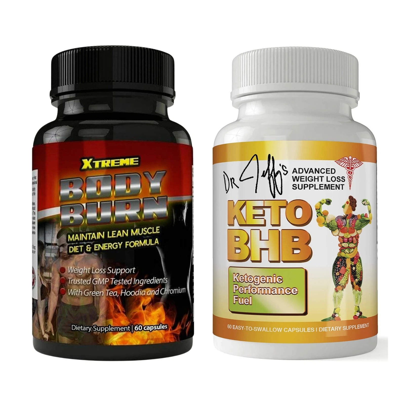 Xtreme Body Fat Burner Supplements and Keto BHB Weight Loss Ketogenic Diet Pills