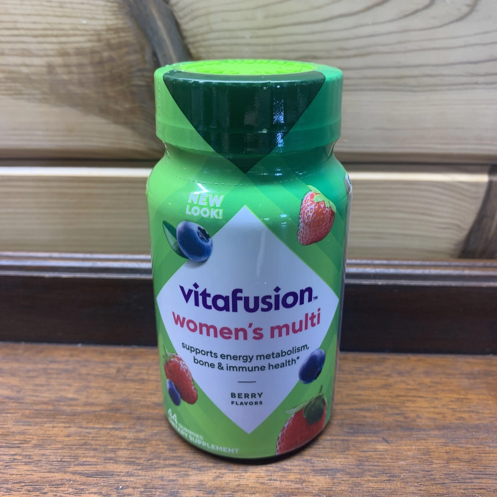 Vitafusion Gummies Women's Multi Vitamin Berry Energy Metabolism 44ct Exp 7/26
