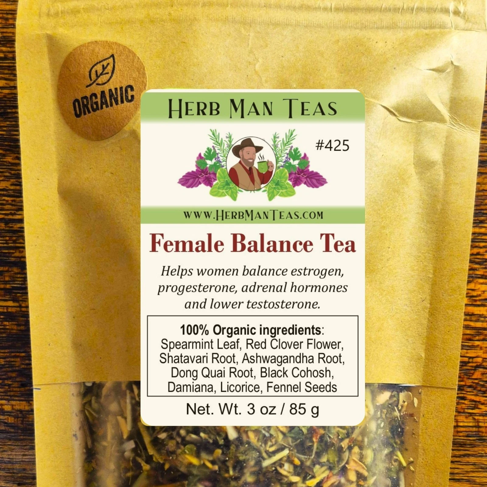 Hormone Balance Tea - Female Health Tea balances adrenal & female hormones